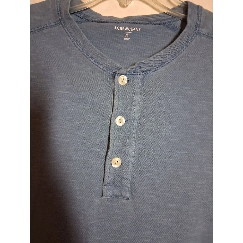 J. Crew Long Sleeve T-Shirt Casual Blue Men's Size Medium